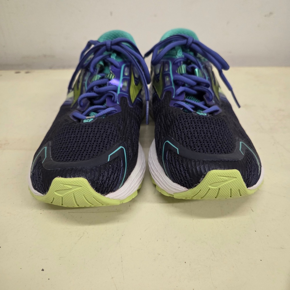 Brooks Ravenna 6 Womens Running Shoes Blue Teal Purple Lime Green 1201821B452 10 - Picture 2 of 7